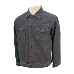 JN019  Design Black Denim Shirt retail industry metal button body side two bags design chest fake bag design denim jacket production factory denim jacket design company USA 85% cotton 15% polyester JN019  Design Black Denim Shirt retail industry metal button body side two bags design chest fake bag design denim jacket production factory denim jacket design company USA 85% cotton 15% polyester